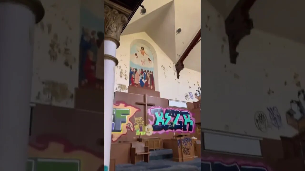 Abandoned Afro Jesus Church in Chicago