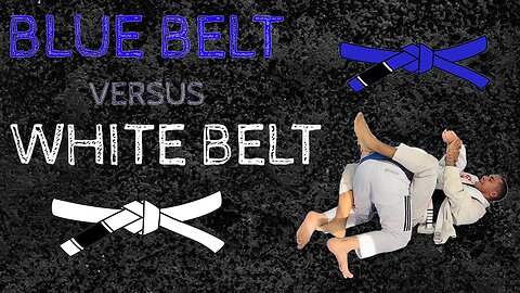 WHITE BELT HUMBLES BLUE BELT
