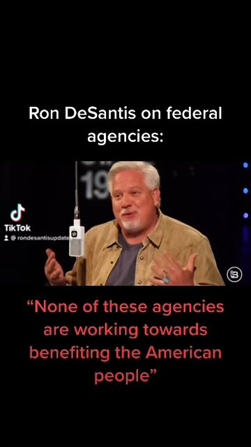 Ron DeSantis on federal agencies: Biden | Trump | Bongino | Bannon | Tate | Rogan