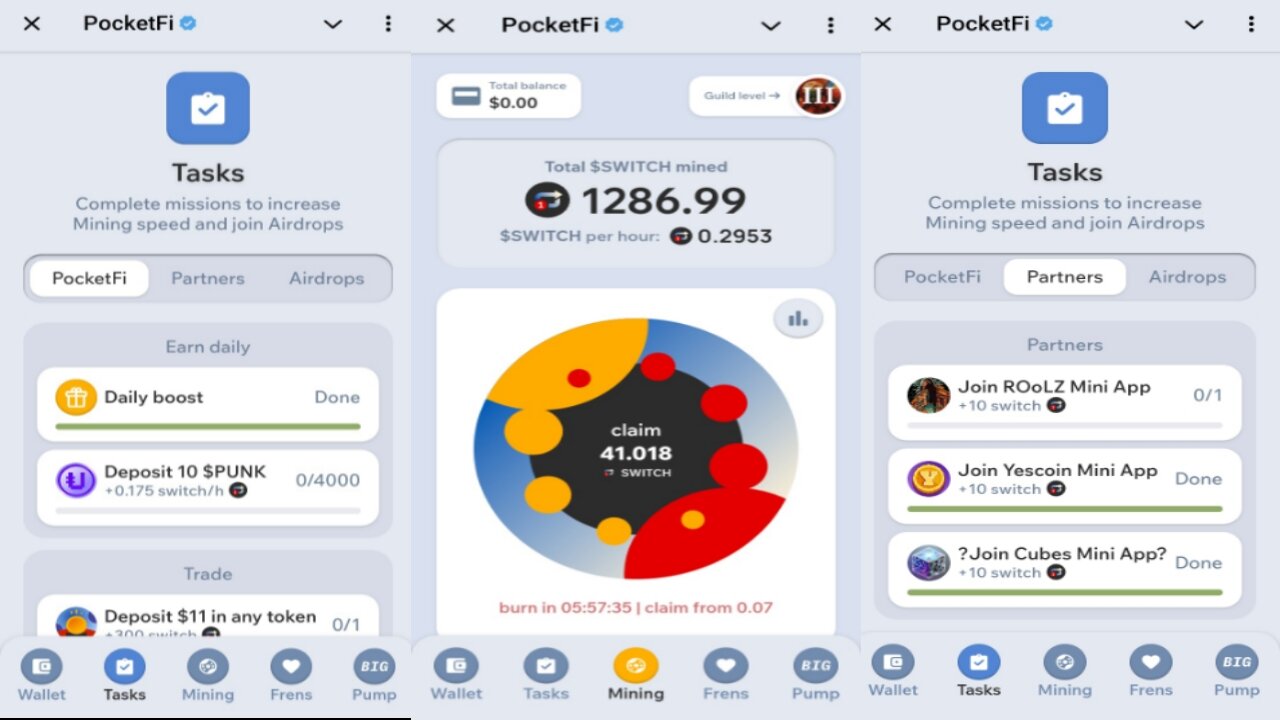 PocketFI Airdrop Listing Soon | Connect Wallet And Claim PocketFI Airdrop | PocketFI $SWITCH Claim