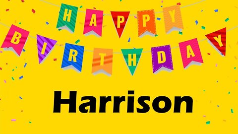 Happy Birthday to Harrison - Birthday Wish From Birthday Bash
