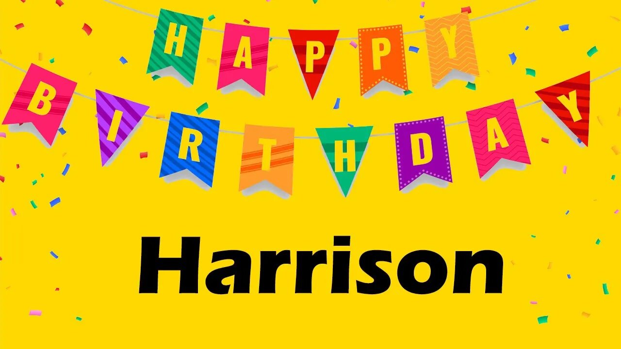Happy Birthday to Harrison - Birthday Wish From Birthday Bash