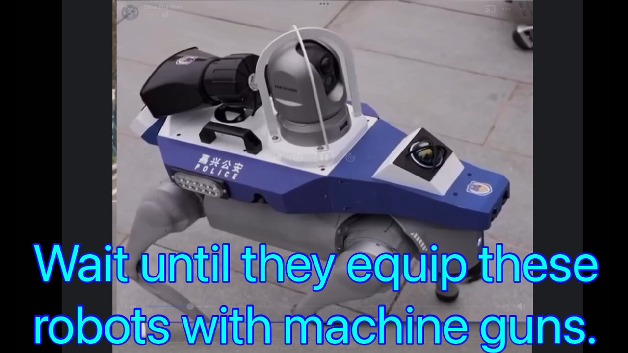 Wait until they equip these robots with machine guns.