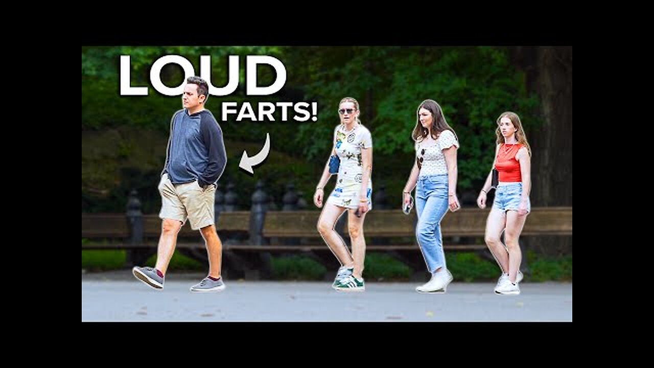 FUNNY Fart Prank in NYC! Earth-Shattering Farts!