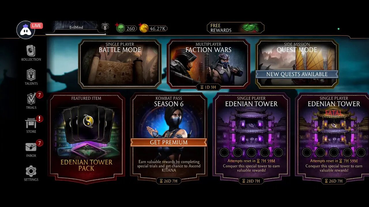 English Mortal Kombat : 👍 Good stream | Playing Solo | Streaming with Turnip