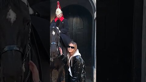 Photo op and a laugh #horseguardsparade