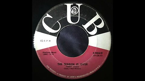 Jimmy Jones - The Search Is Over