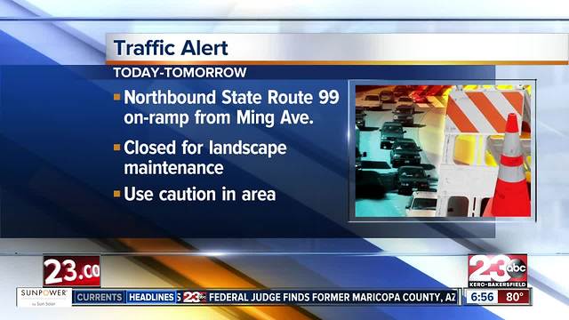State Route 99 closure