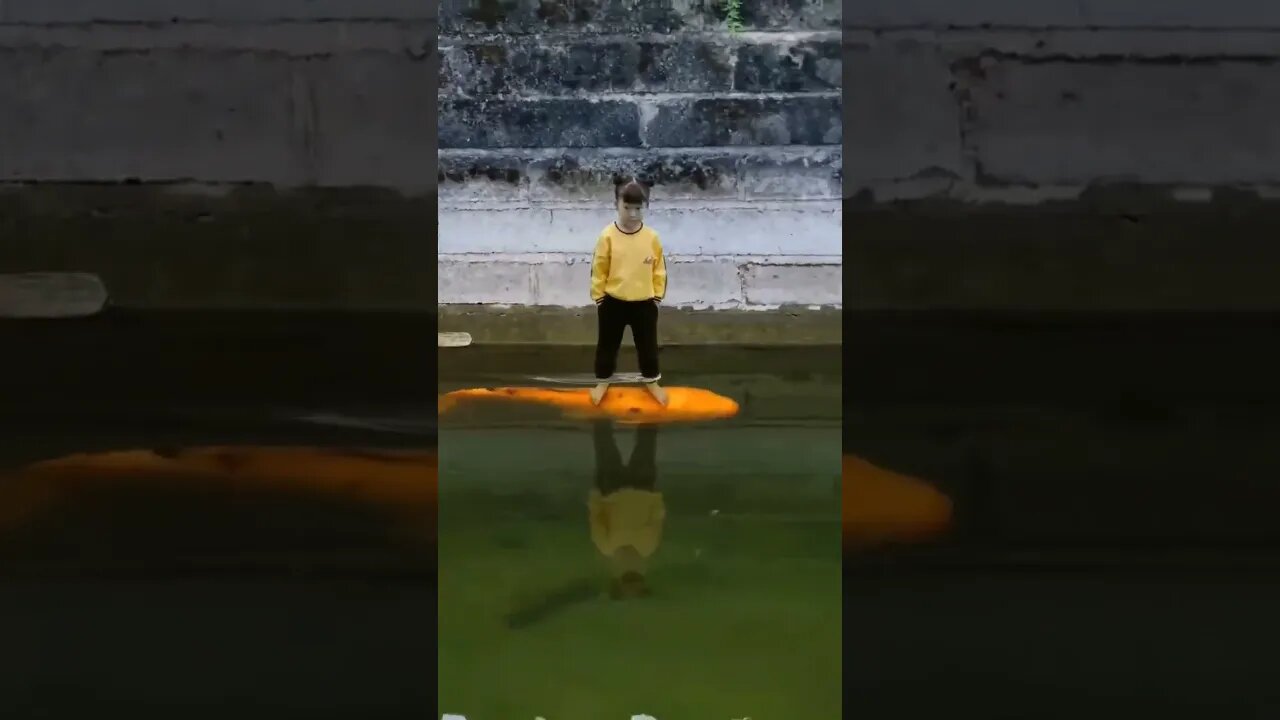 This kid is going places. I've never seen this before!