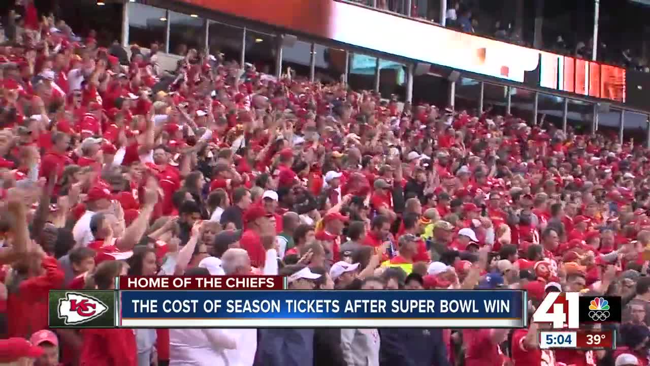 Chiefs fans accept paying more to watch Super Bowl champions in 2020