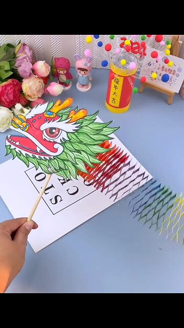 Paper Dragon | Easy Paper Dragon for kids