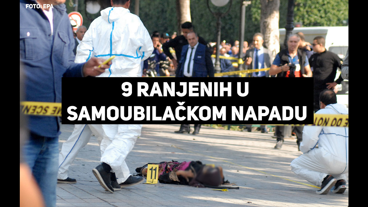 9 ranjenih u samoubilačkom napadu u Tunisu