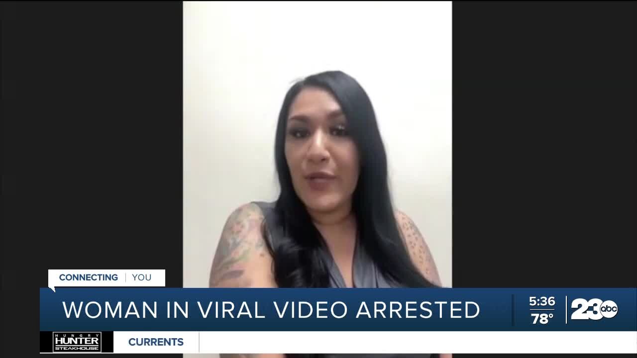 Woman in viral video arrested