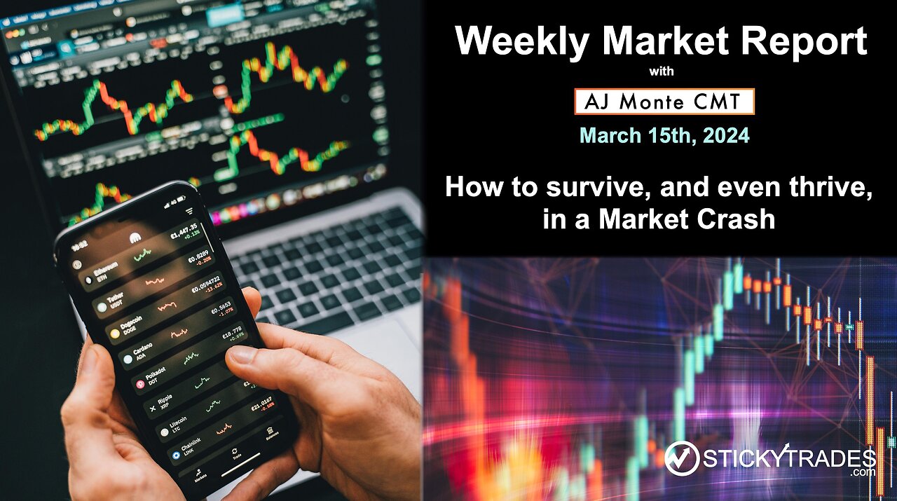 How to survive, and even thrive, in a market crash - Weekly Market Report with AJ Monte CMT