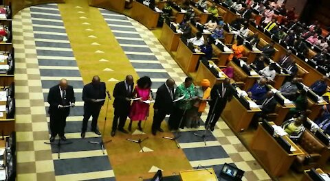 Ramaphosa sworn in as SA MP (td3)