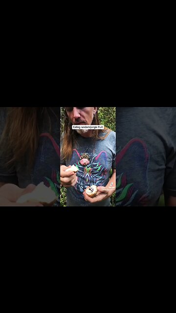 Eating Random Jungle Fruit I Found #shorts #fruit #rainforest