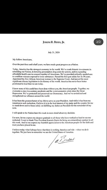 JOE BIDEN DROPPED OUT OF PRESIDENTIAL RACE😭😭