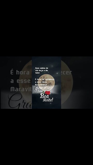 MENSAGEM DE BOA NOITE.#shorts