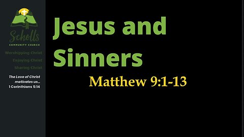 Jesus and Sinners