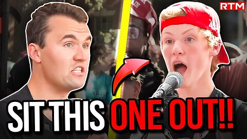 College Student With MAGA Hat Confronts Charlie Kirk — GETS SCHOOLED