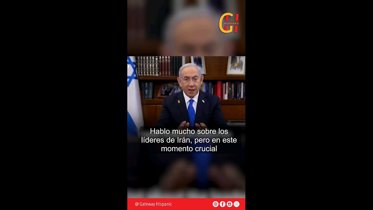 Mensaje de BENJAMIN NETANYAHU Primer Ministro de ISRAEL: “Irán, Isrrael está con ustedes”
