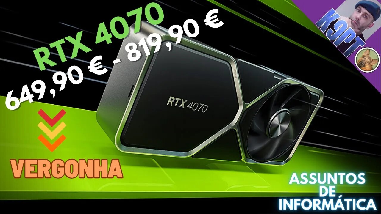 RTX 4070 valem apena!?