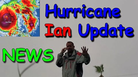 Weather Report From Florida - Hurricane Ian