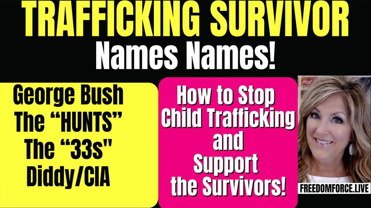 Melissa Redpill Update 09.27.24: "Trafficking Survivor Names Names! Bush, Hunts"