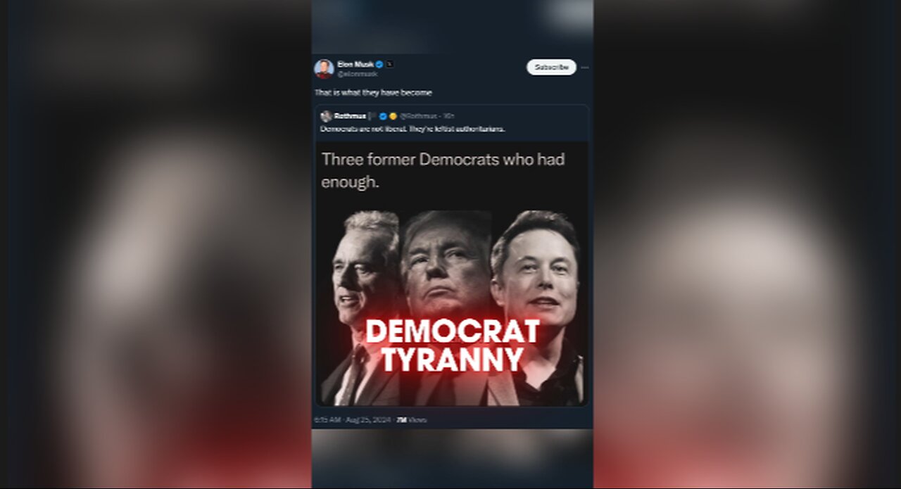 Democrats Turned Trump, Elon Musk, Kennedy Into Republicans