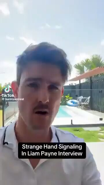 Man Observes Unusual Hand Gestures from Guests During Liam Payne Interview