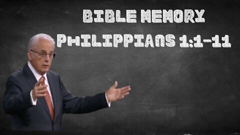 Bible Memorization Philippians 1:1-11 ESV