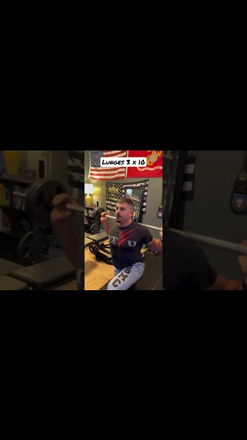 Garage Couple Workout (Leg Focus) #shorts