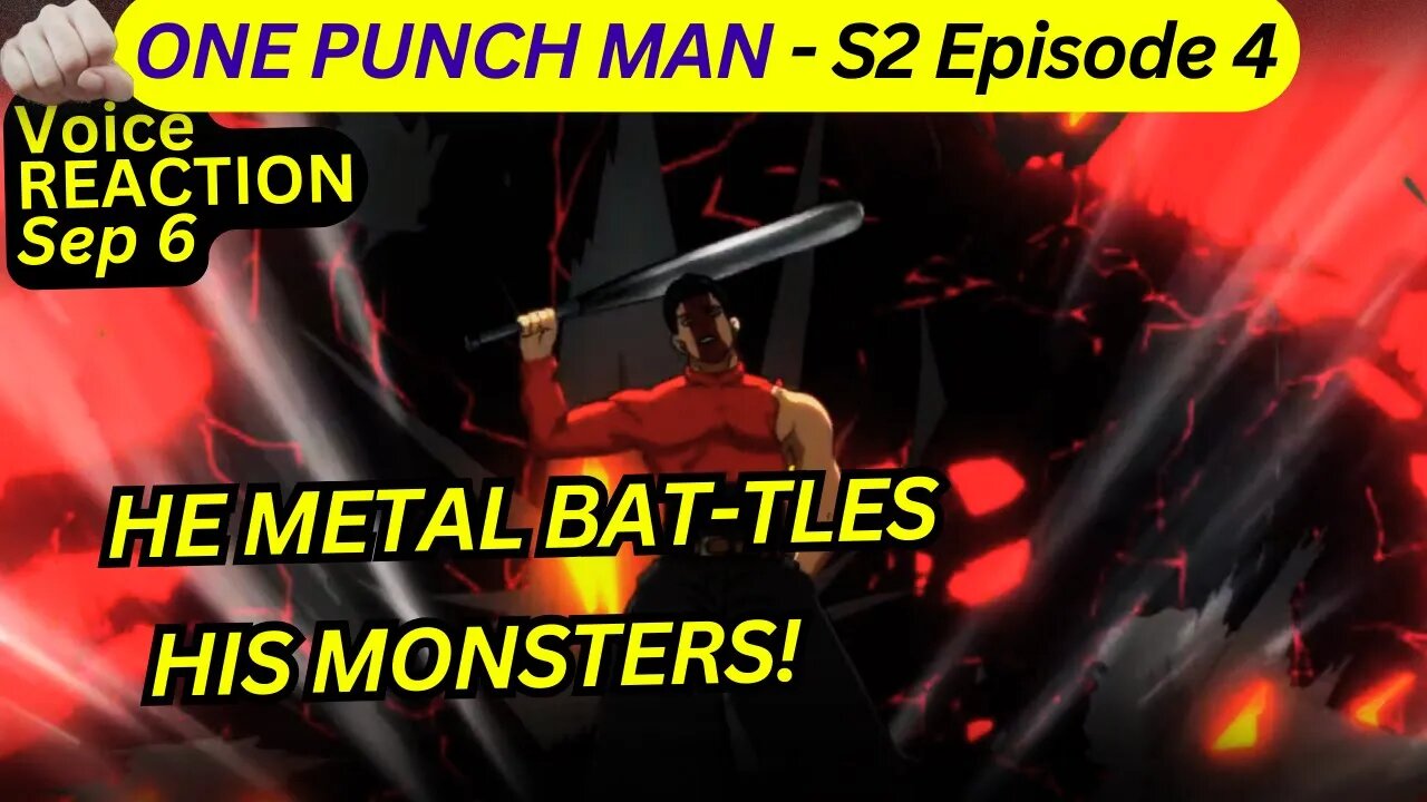 Pathetic Garou fight injured Metal Bat? | one punch man anime reaction theory s2 ep 4 harsh&blunt