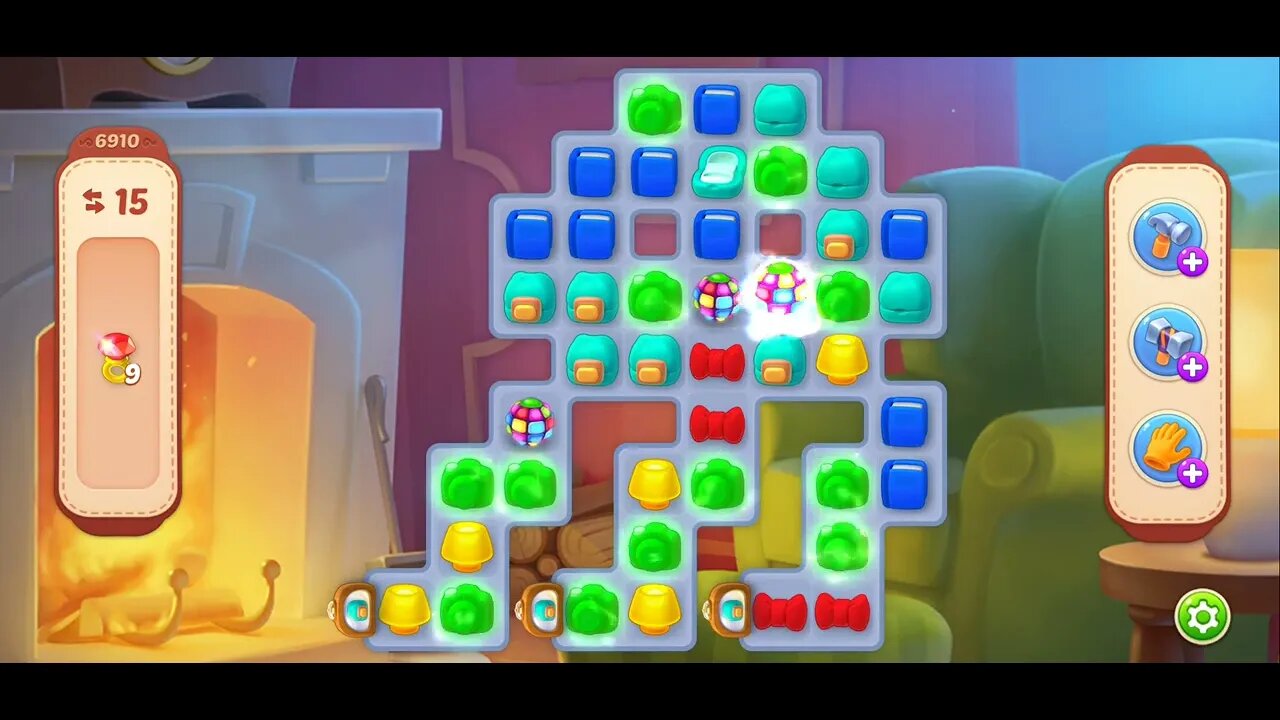 Playrix Homescapes Gameplay Walkthrough Level 6910