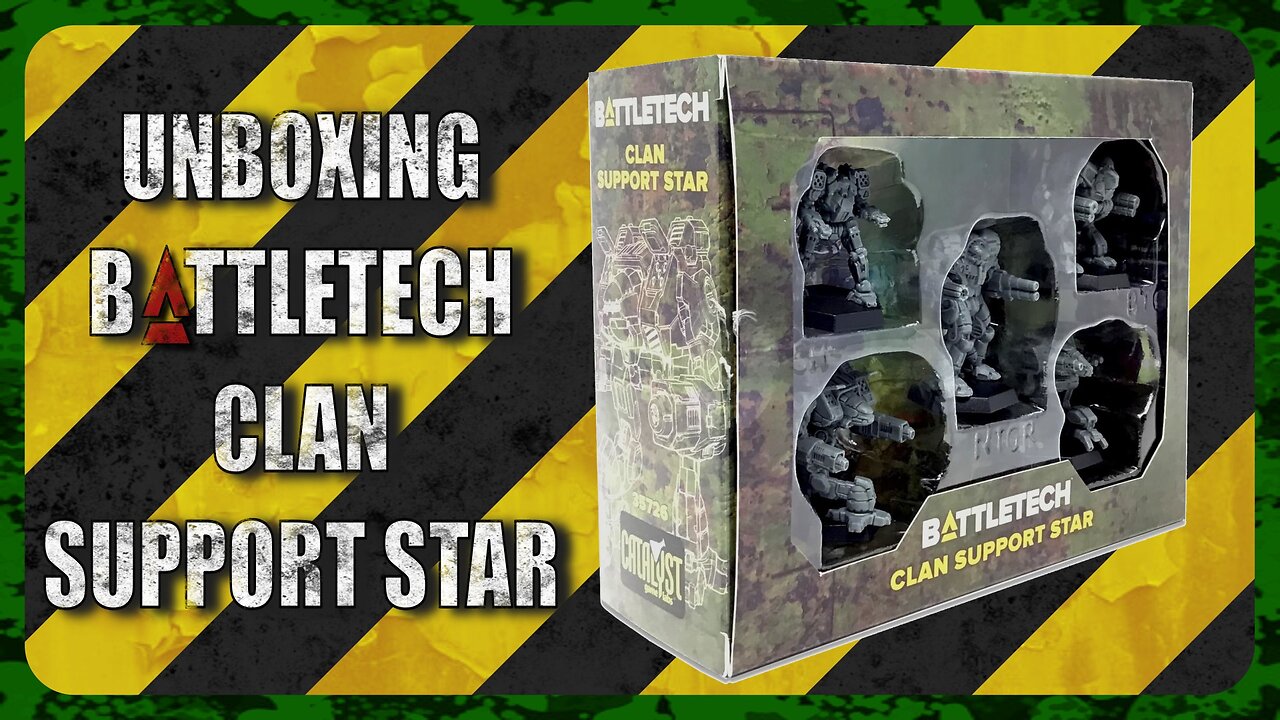 Unboxing Battletech Clan Support Star : TTM Ep037