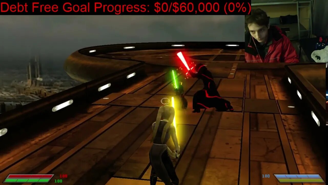 Kylo Ren VS Yoda In A Battle With Live Commentary In Star Wars Jedi Knight Jedi Academy