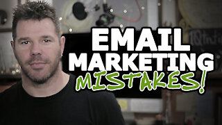 Big Email Marketing Mistakes (Easy To AVOID!) @TenTonOnline