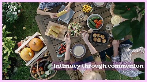 Starting with the table | INTIMACY THROUGH COMMUNION | Cléo Ribeiro Rossafa