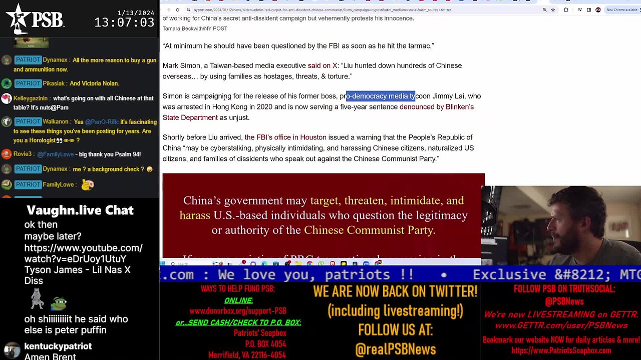 2024-01-13 13:00 EST - PSB Movie Time: