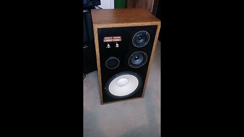 acoustic monitor PS A 1250 white label 1980s trash