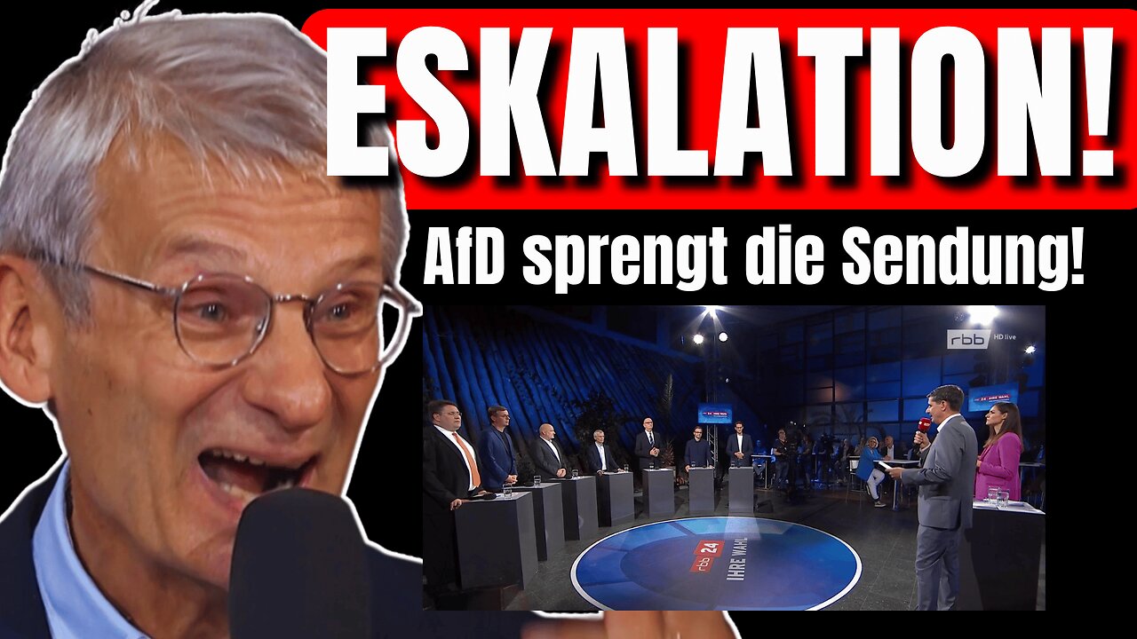 AfD SPRENGT DIE SENDUNG! 💥 Sogar ein Zuschauer RASTET AUS! 💥 LIVE im RBB! 💥