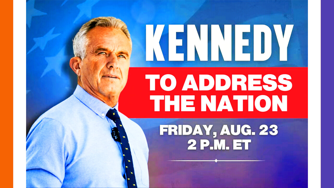 🚨BREAKING: RFK Jr WITHDRAWS followed by Trump Speech from Las Vegas 🟠⚪🟣