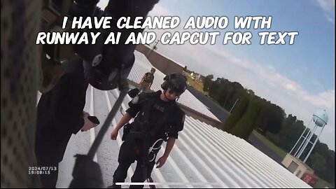LAW ENFORCEMENT ON ROOF AFTER SHOOTING TRUMP radio: do we have drone for water tower