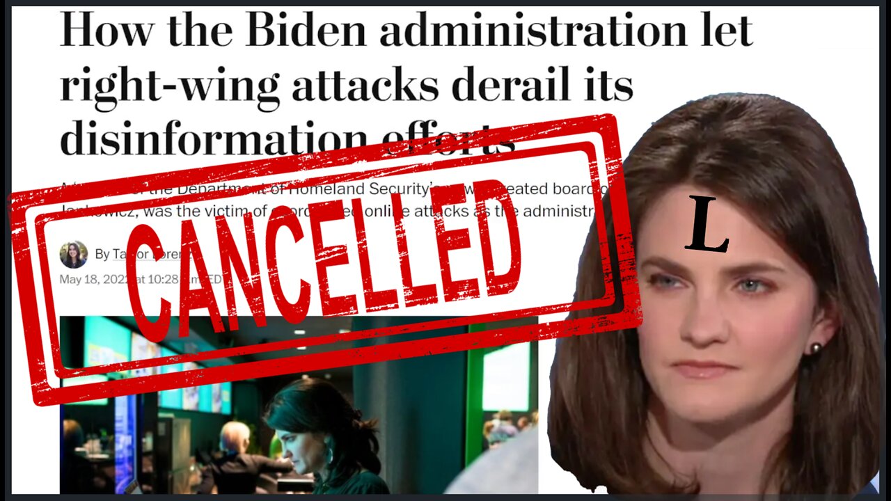 Nina's DONE! DHS Suspends 'Disinformation Governance Board' - Time To Go On OFFENSE!