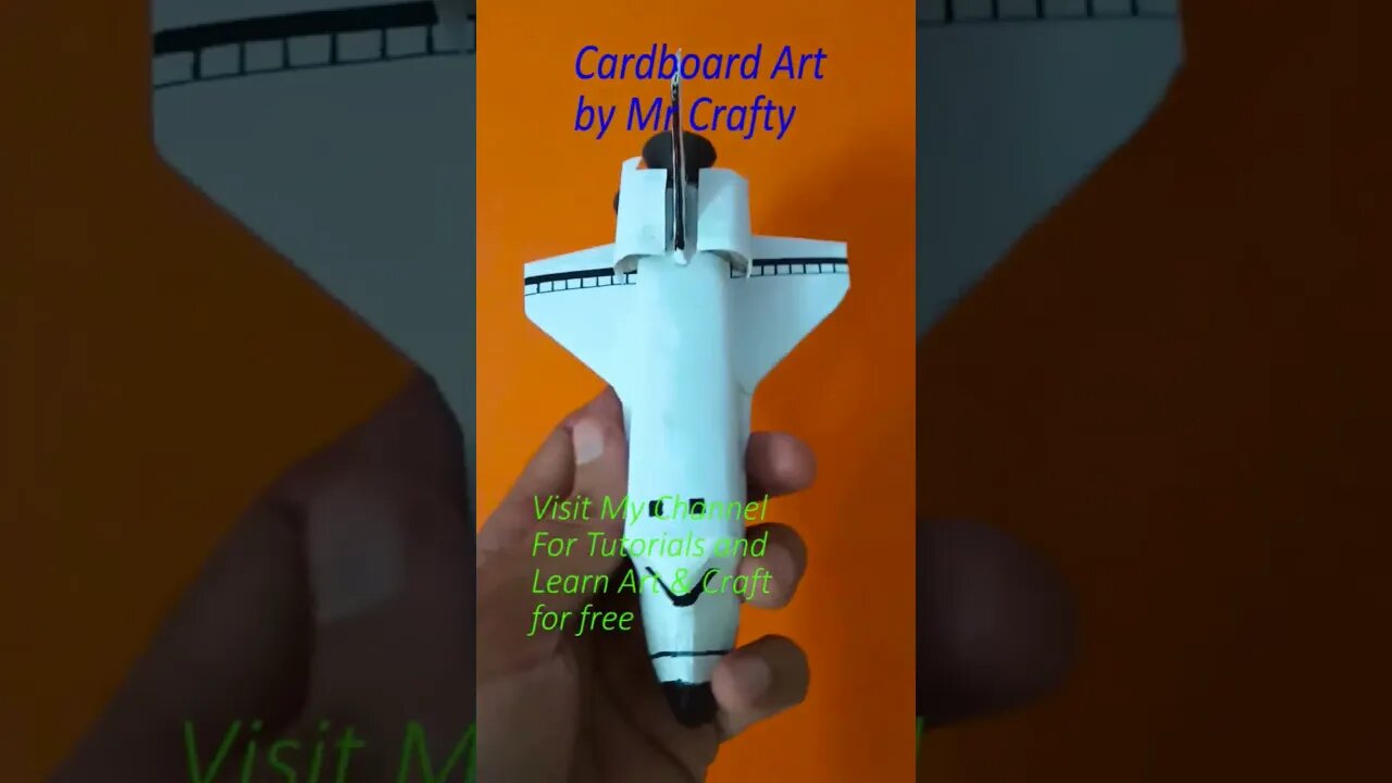 🚀 Mini Paper And Cardboard Space Shuttle Model 🚀 Mr Crafty Art Tutorials