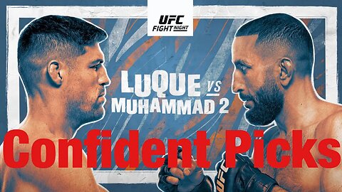 UFC Fight Night Luque Vs Muhammad 2 Most Confident Picks