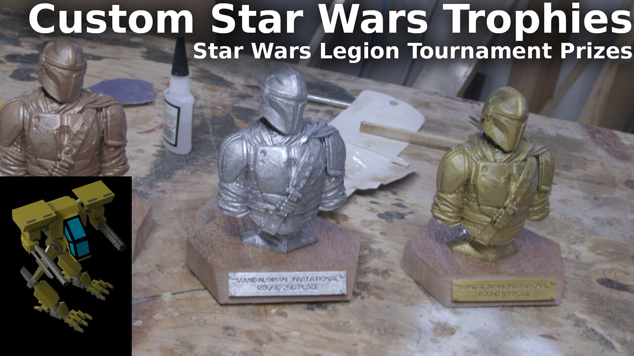 Creating Custom Trophies for a Star Wars Legion Torunament