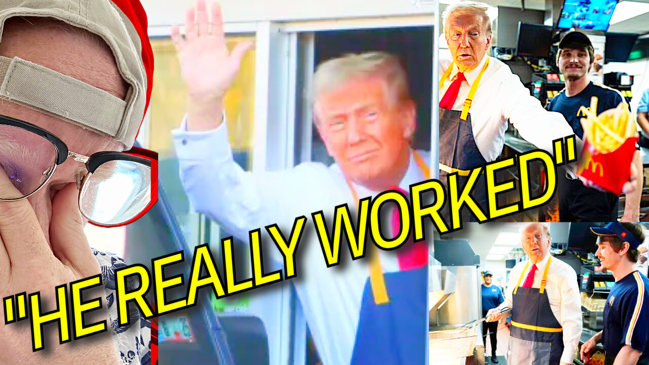 🍔 Trump Takes the Fry Cook Challenge at McDonald’s! MAGA Fans Go Wild! 🍔