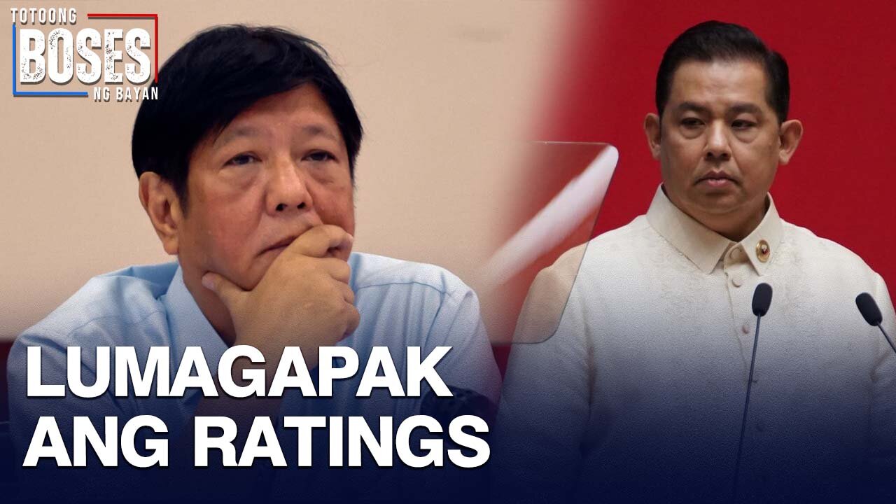 Approval at trust rating nina PBBM at Speaker Romualdez, lumagapak