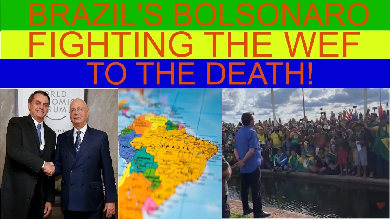 BRAZIL - WHAT THEY ARE NOT TELLING YOU #Brazil #wef #bolsonaro #amazon #wwiii #survival #news